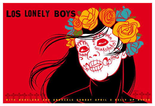 Scrojo Los Lonely Boys Poster