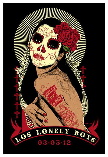 Scrojo Los Lonely Boys Poster