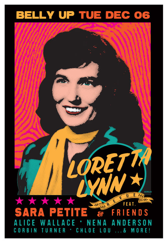 Scrojo Loretta Lynn Revue Poster