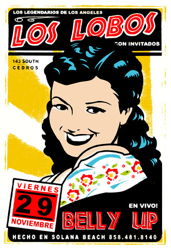 Scrojo Los Lobos Poster