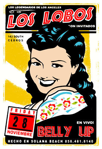 Scrojo Los Lobos Poster