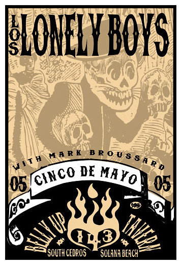 Scrojo Los Lonely Boys Poster