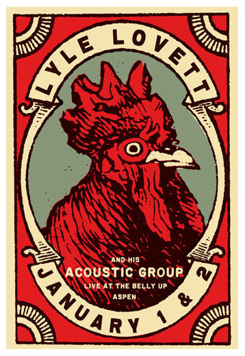 Scrojo Lyle Lovett Poster