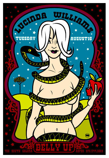 Scrojo Lucinda Williams Poster