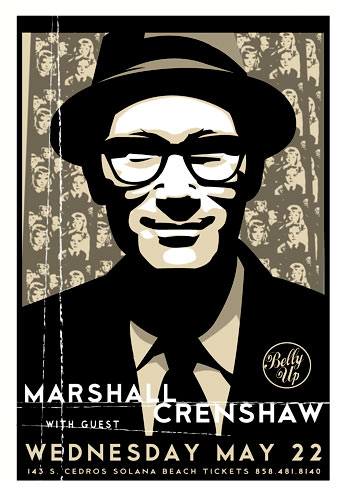 Scrojo Marshall Crenshaw Poster