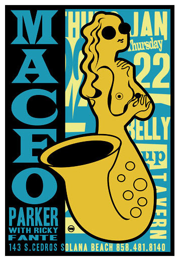 Scrojo Maceo Parker Poster