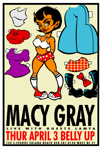 Scrojo Macy Gray Poster