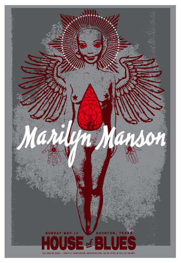 Scrojo Marilyn Manson Poster