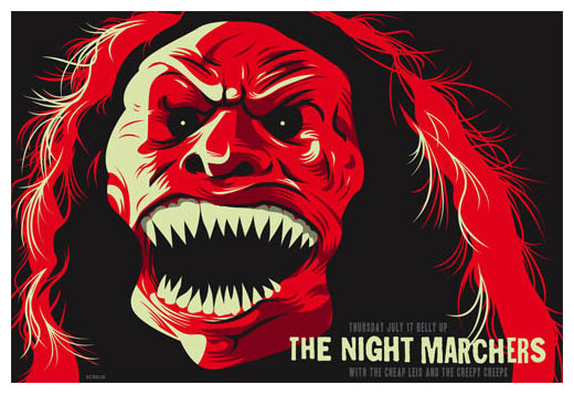 Scrojo The Night Marchers Poster