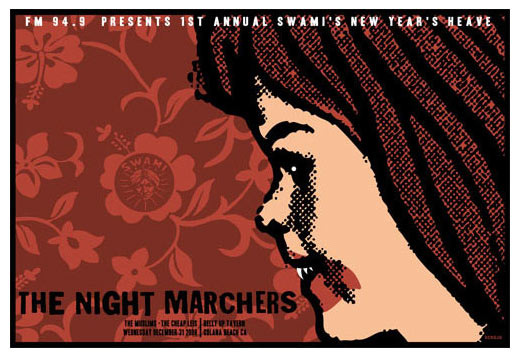 Scrojo Night Marchers Poster