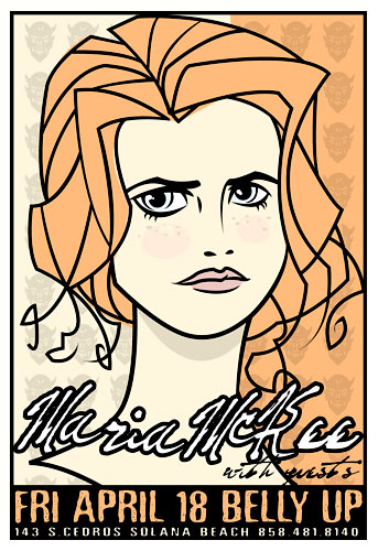 Scrojo Maria McKee Poster