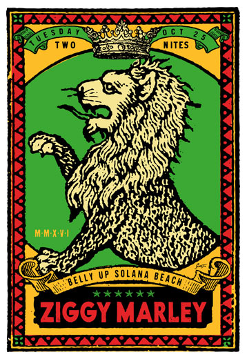 Scrojo Ziggy Marley Poster