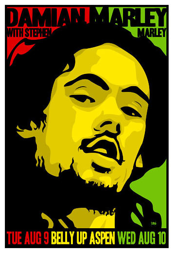 Scrojo Damian Marley with Stephen Marley Poster