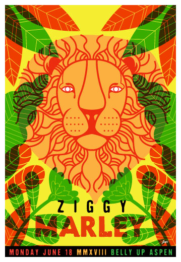 Scrojo Ziggy Marley Poster