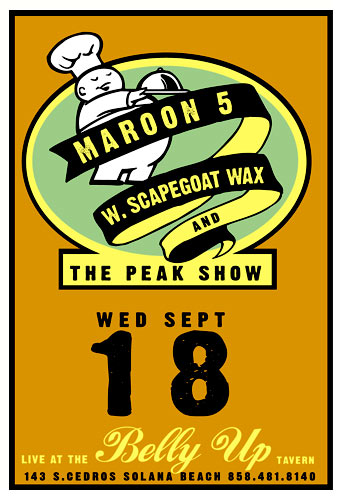 Scrojo Maroon 5 Poster