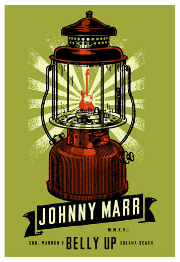 Scrojo Johnny Marr Poster