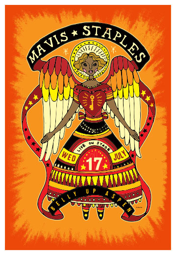 Scrojo Mavis Staples Poster