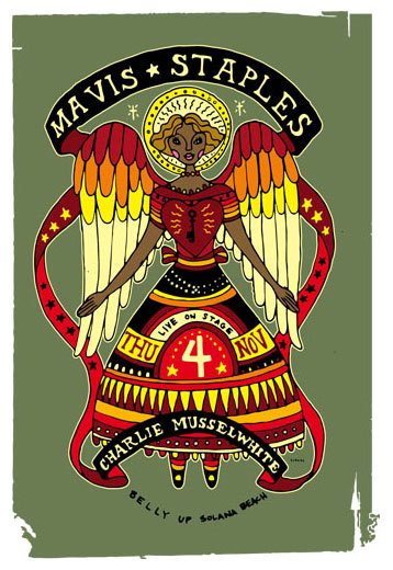 Scrojo Mavis Staples Poster