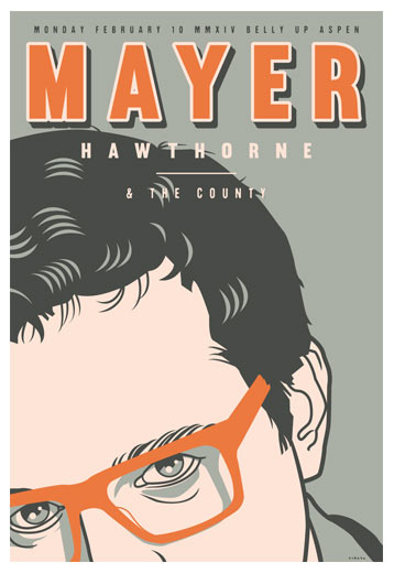 Scrojo Mayer Hawthorne and the County Poster