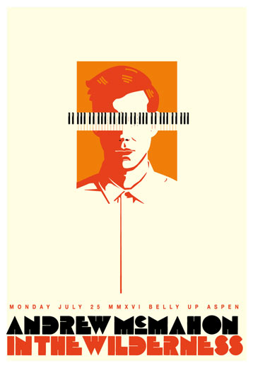 Scrojo Andrew McMahon In The Wilderness Poster