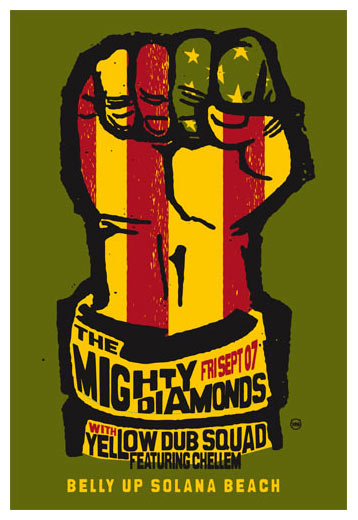 Scrojo The Mighty Diamonds Poster