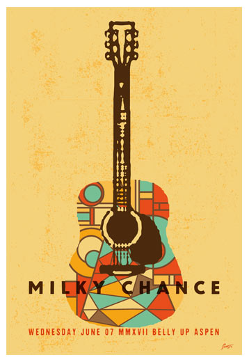 Scrojo Milky Chance Poster