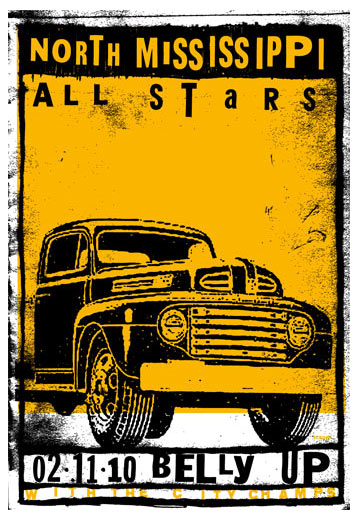 Scrojo North Mississippi Allstars Poster