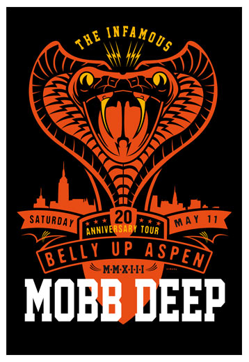 Scrojo Mobb Deep - 20th Anniversary Tour Poster