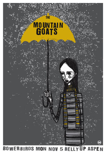 Scrojo The Mountain Goats Poster