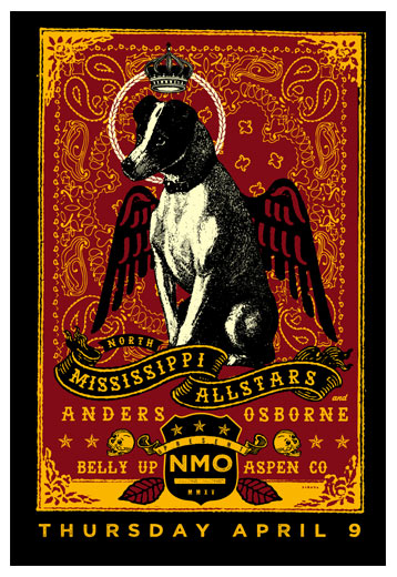 Scrojo North Mississippi Allstars Poster