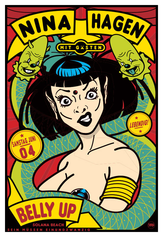 Scrojo Nina Hagen Poster