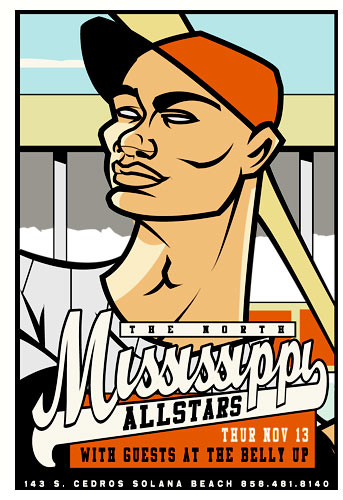 Scrojo The North Mississippi Allstars Poster
