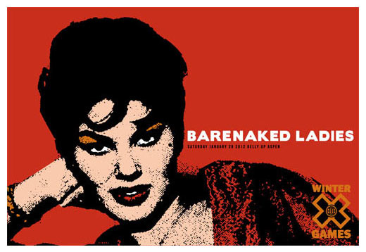 Scrojo Barenaked Ladies Poster