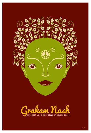 Scrojo Graham Nash Poster