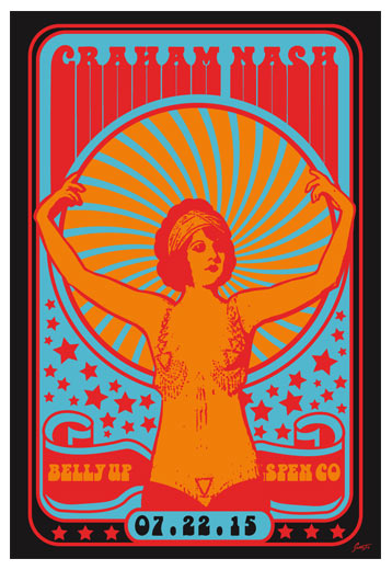 Scrojo Graham Nash Poster