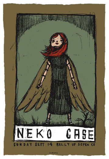 Scrojo Neko Case Poster