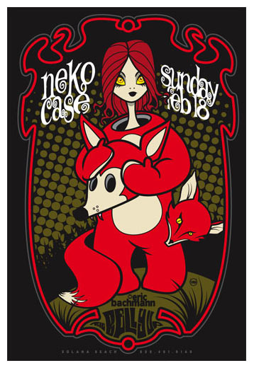 Scrojo Neko Case Poster