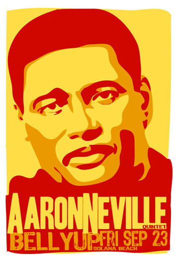 Scrojo Aaron Neville Quintet Poster