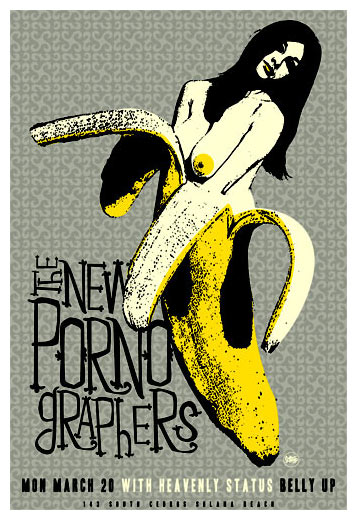 Scrojo New Pornographers Poster