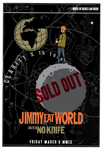 Scrojo Jimmy Eat World Poster