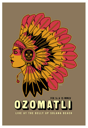 Scrojo Ozomatli Poster