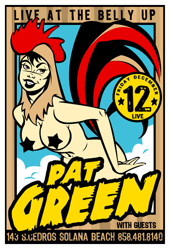 Scrojo Pat Green Poster