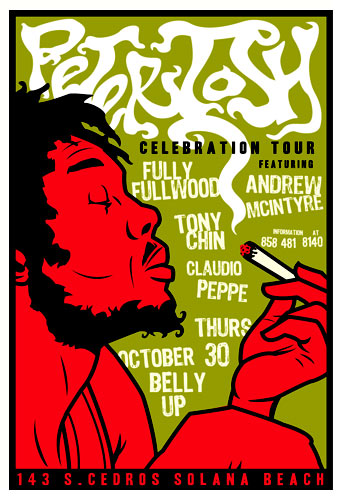 Scrojo Peter Tosh Celebration Tour Poster