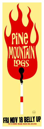 Scrojo Pine Mountain Logs Poster