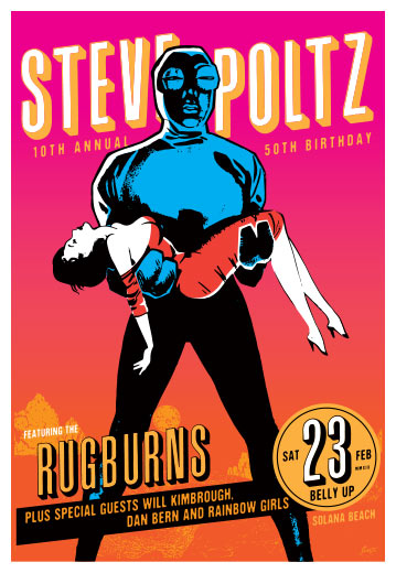 Scrojo Steve Poltz 50th Birthday Show Poster
