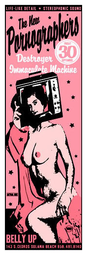 Scrojo The New Pornographers Poster