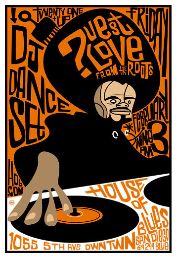 Scrojo Questlove from The Roots Poster
