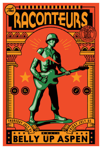 Scrojo The Raconteurs Poster