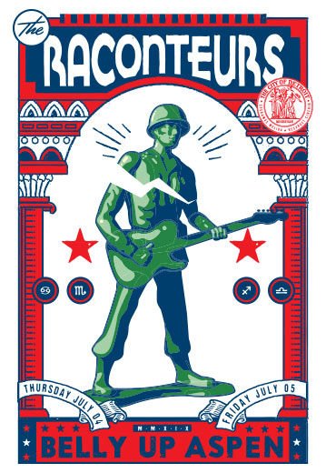 Scrojo The Raconteurs Poster