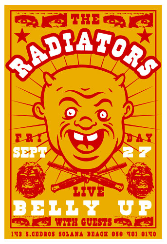 Scrojo The Radiators Poster